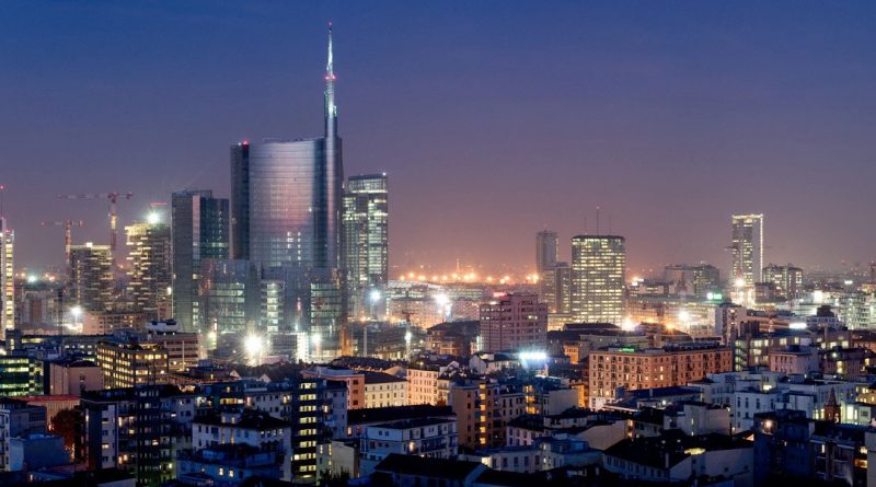 Skyline Milano Notte